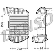 Denso Intercooler (Charge Air Cooler) Right fits Audi A6 Allroad C6 2006-2011