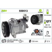 Valeo Air Conditioning Compressor 559513