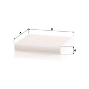 MANN-FILTER Cabin Air Filter (Pollen Filter) behind CU 1919