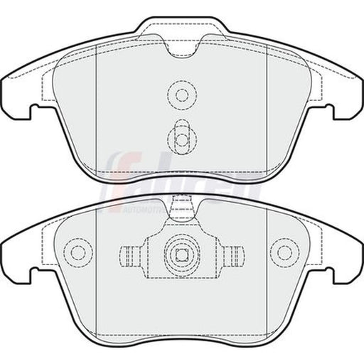 Fahren Front Brake Pad Set fits Ford Galaxy 2006-2015 2.0