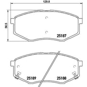 Mintex Front Brake Pad Set MDB3260