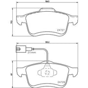 DON Front Brake Pad Set PCP1431