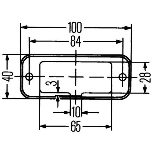 Hella Lamp Right 2SA 961 167-011 0874856 2SA 961 167-011