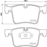 DON Front Brake Pad Set PCP1237