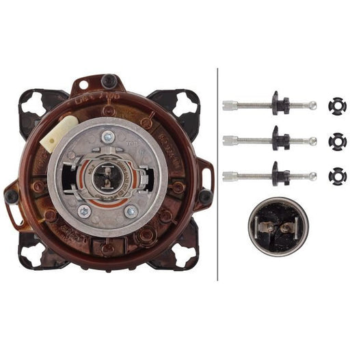 Hella Headlamp De-Es A MG12 1BL Right 1BL 008 193-001
