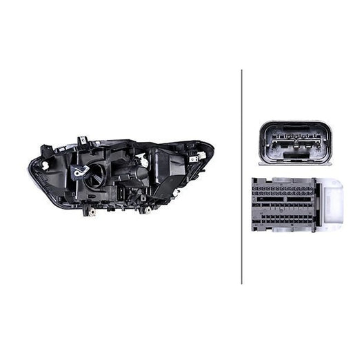 Hella Headlight Headlamp LED Right 1LX 011 929-941
