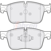 Fahren Front Vented & Rear Vented Brake Discs & Pads fits Jaguar Xe 2017 on 2.0