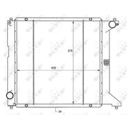 NRF Engine Radiator 50127