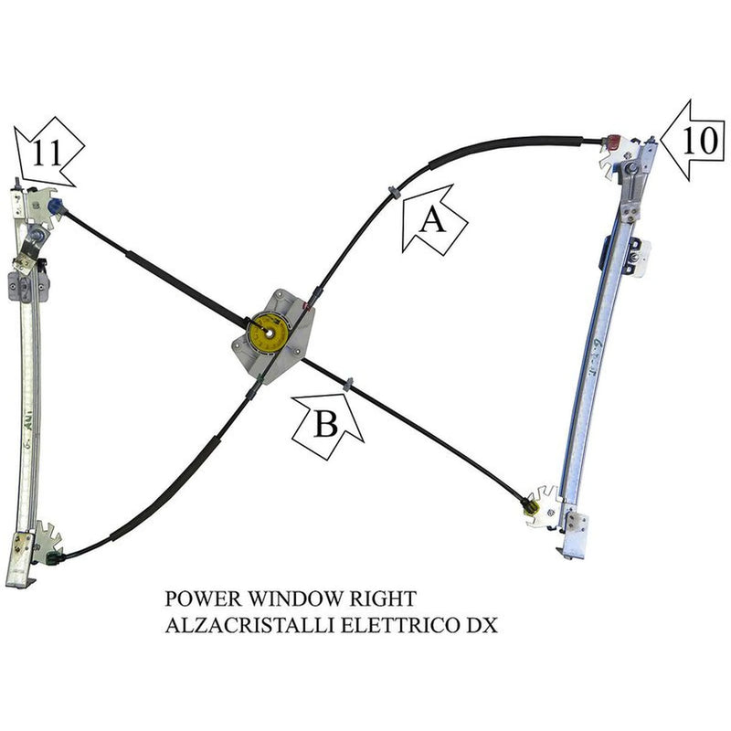 Valeo Electric Window Regulator Lifter Left Front 852588