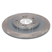 Febi 2 x Solid Rear Brake Discs 108563-x2