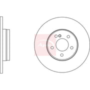 Apec 2 x Solid Rear Brake Discs DSK2591-x2