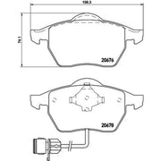 DON Front Brake Pad Set PCP1373