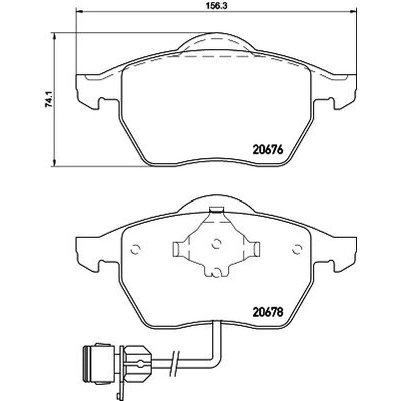 DON Front Brake Pad Set PCP1373