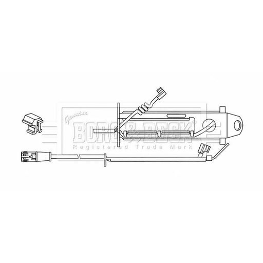 Borg & Beck Brake Pad Wear Sensor Front BWL33087