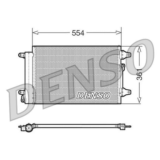 Denso Air Conditioning Condenser DCN32015