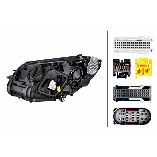 Hella Headlight Headlamp LED Right 1LX 014 827-641