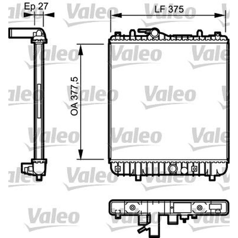 Valeo Engine Radiator 734331
