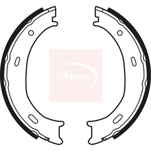 Apec Parking Brake Shoe Set SHU617