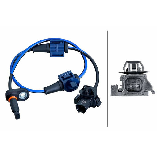 Hella ABS Wheel Speed Sensor Rear 6PU 358 251-151