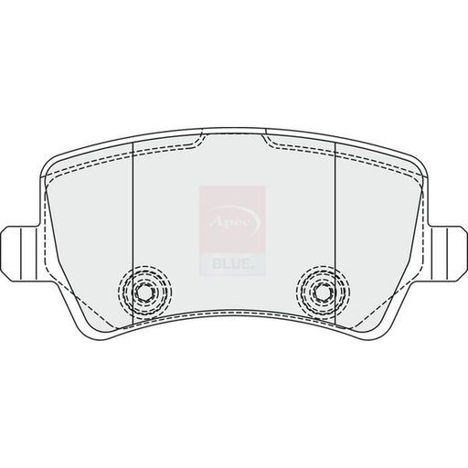 Apec Rear Brake Pad Set PD3353