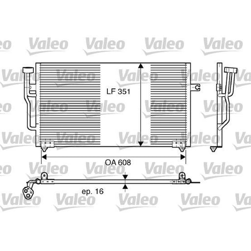 Valeo Air Conditioning Condenser 817559