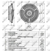 NRF Radiator Fan Clutch 49561