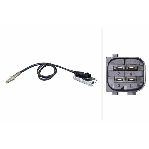 Hella NOx Nitrogen Oxide Sensor Exhaust Pin 6PN 358 186-421
