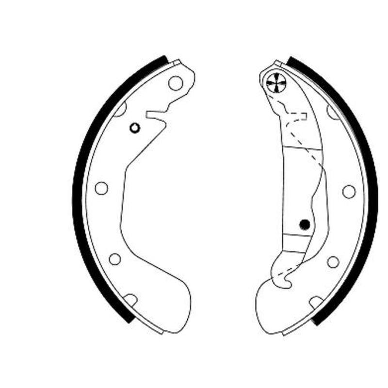 Textar Brake Shoe Set Axle Kit 91044900