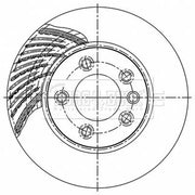 Borg & Beck 2 x Front Brake Discs BBD5756S
