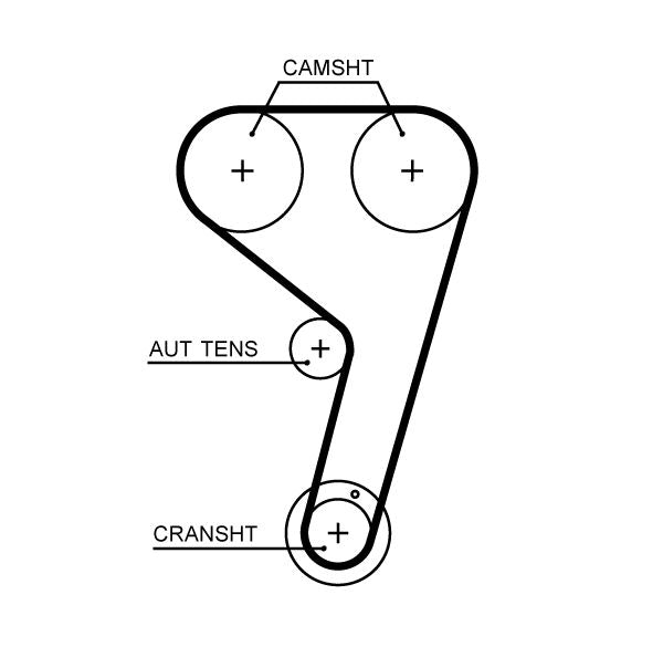 Gates Timing Belt & Water Pump Kit KP3T359HOB