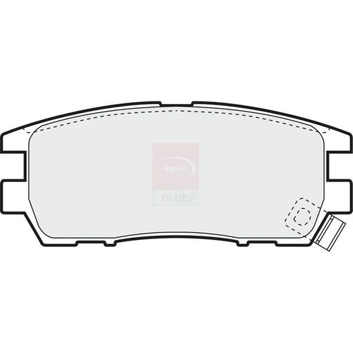 Apec Rear Brake Pad Set PD3453