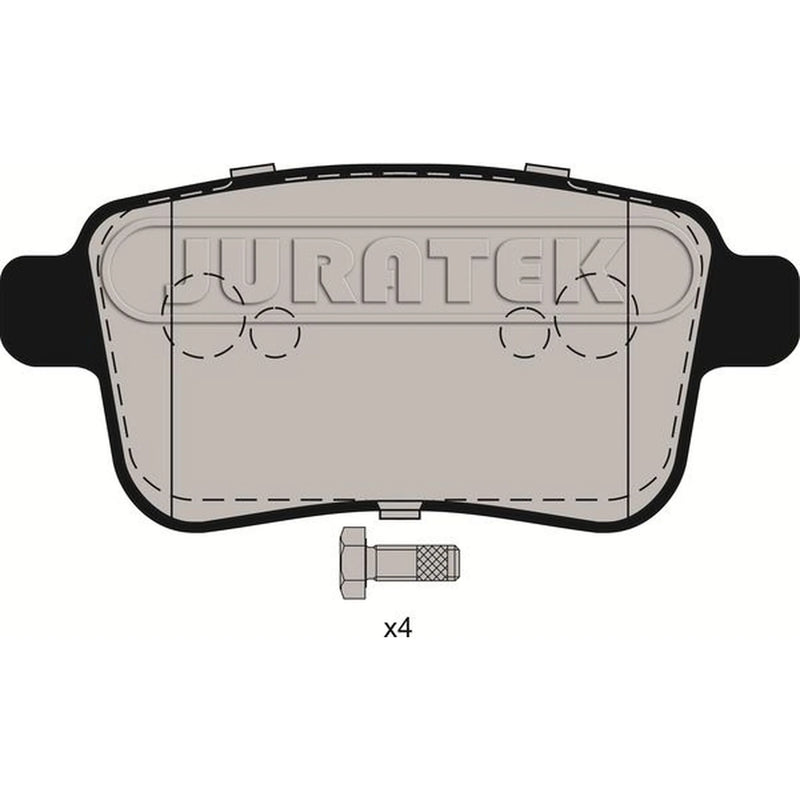 Juratek Rear Brake Pad Set JCP039
