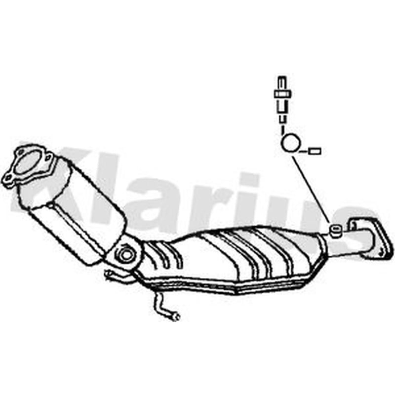 Klarius Catalyst Type Approved With Pipe 322301
