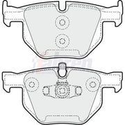 Fahren Rear Brake Pad Set fits Alpina D3 2005-2008 2.0