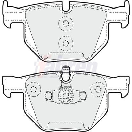 Fahren Rear Brake Pad Set FBP3338