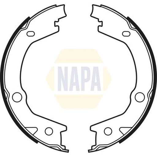 NAPA Parking Brake Shoe Set NBS5045