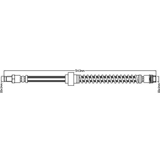Abtex Brake Hydraulic Hose Line Right ABH1105