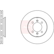Apec 2 x Vented Front Brake Discs DSK150-x2
