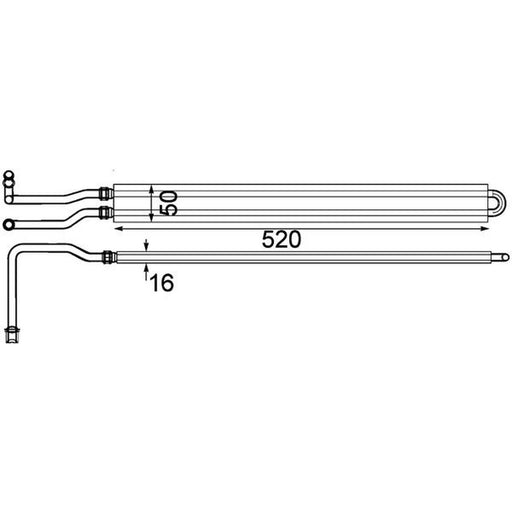 Mahle Engine Oil Cooler CLC 229 000P