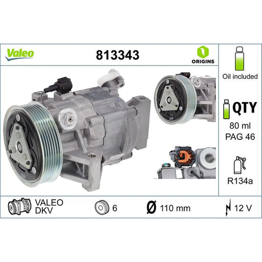 Valeo Air Conditioning Compressor 813343