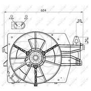 NRF Engine Cooling Fan 47544