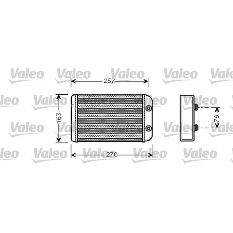 Valeo Heater Matrix Core Heat Exchanger 812329