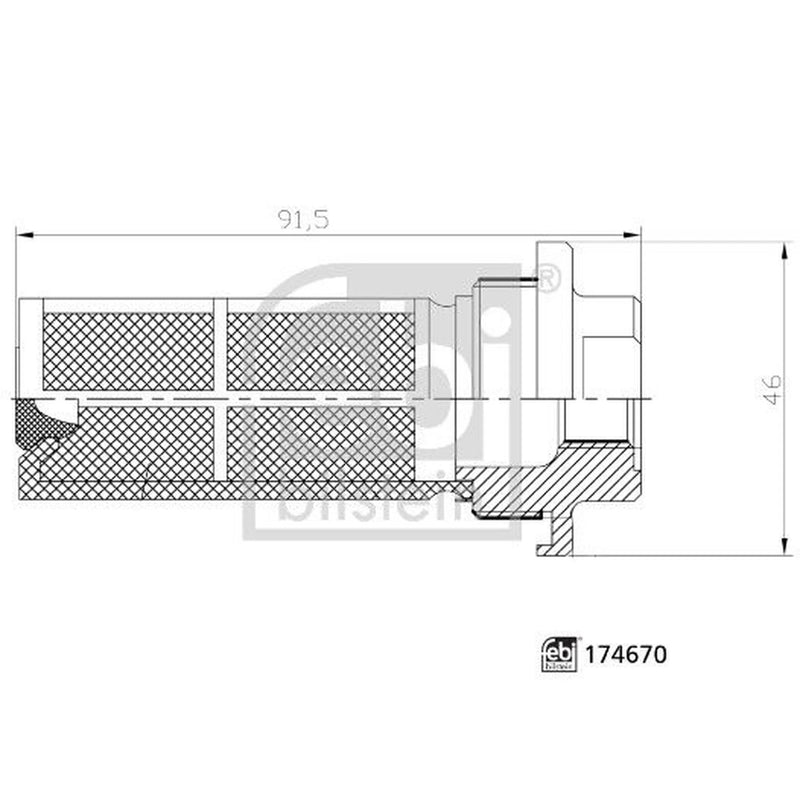 Febi Fuel Filter Element 174670