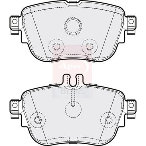 Apec Rear Brake Pad Set PD3790
