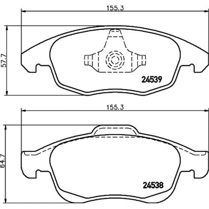 Mintex Lcv Van Kits Externally Vented 283mm MVK0004
