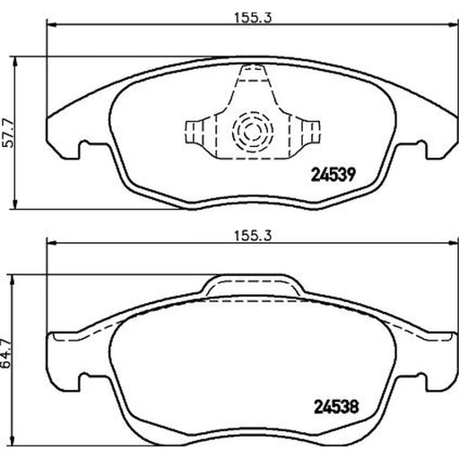 Mintex Lcv Van Kits Externally Vented 283mm MVK0004