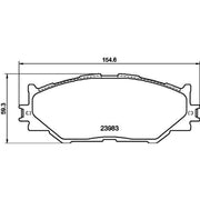 DON Front Brake Pad Set PCP2185