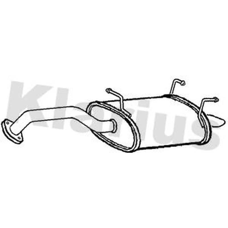 Klarius Box With Tail Pipe Rear DN633C