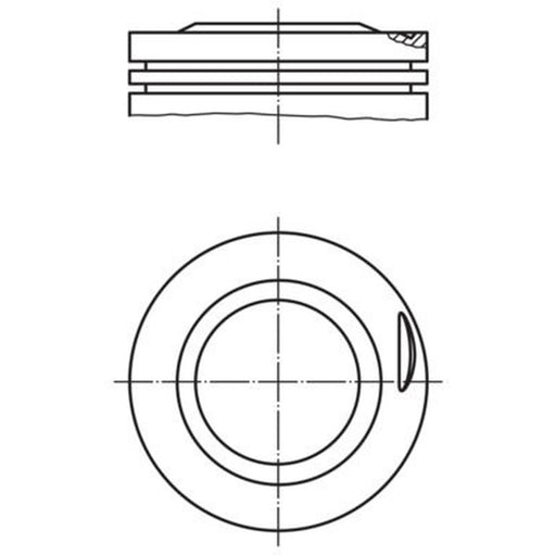Mahle Piston Cylinder Bore = 80mm 082 27 01