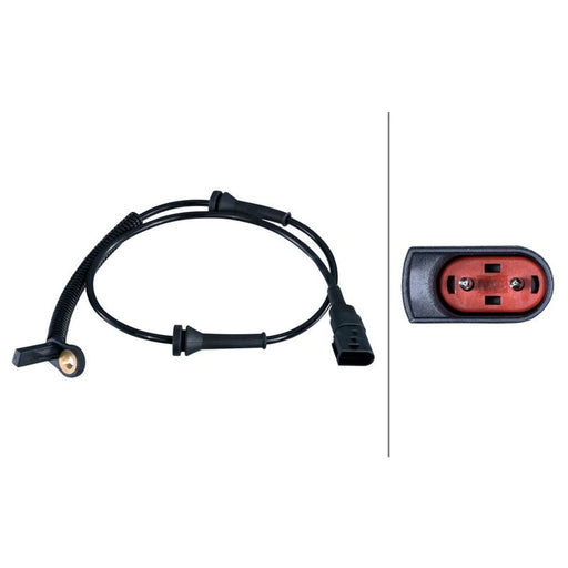 Hella ABS Wheel Speed Sensor Front 6PU 009 106-911